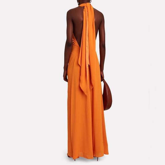 Staud Sycamore Orange jumpsuit can be worn multi ways! - Picture 4 of 7